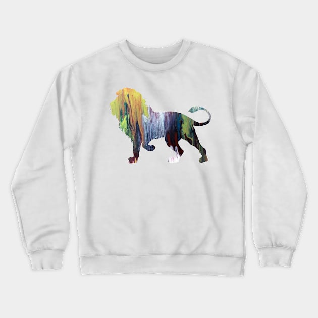 Lion Crewneck Sweatshirt by TheJollyMarten